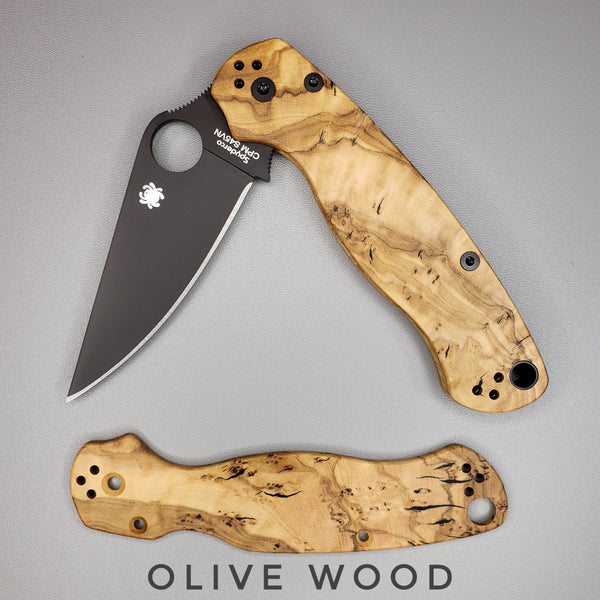 Spyderco Para Military 2 Scales / Wood Spyderco Para 2 Scales