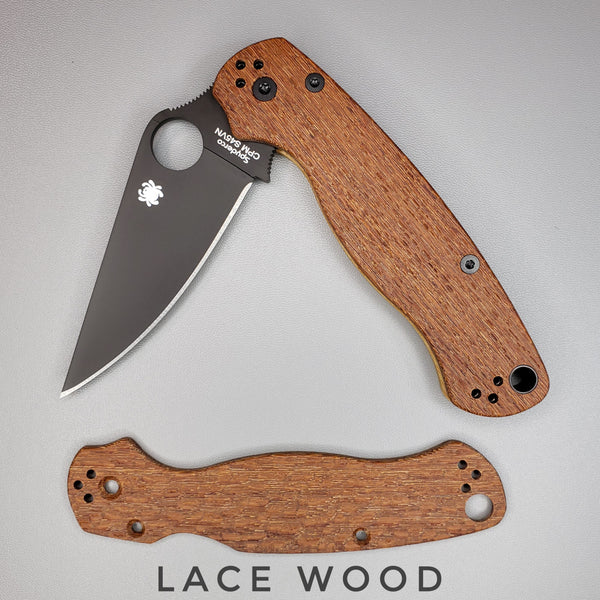 Spyderco Para Military 2 Scales / Wood Spyderco Para 2 Scales