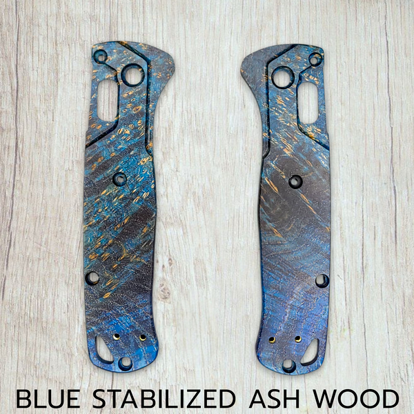 Benchmade Bugout Scales - Stabilized Wood Scales for the Benchmade 535