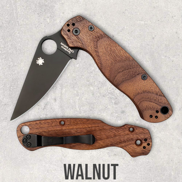 Spyderco Para Military 2 Scales / Wood Spyderco Para 2 Scales