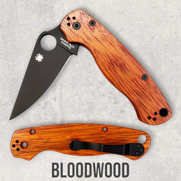 Spyderco Para Military 2 Scales / Wood Spyderco Para 2 Scales