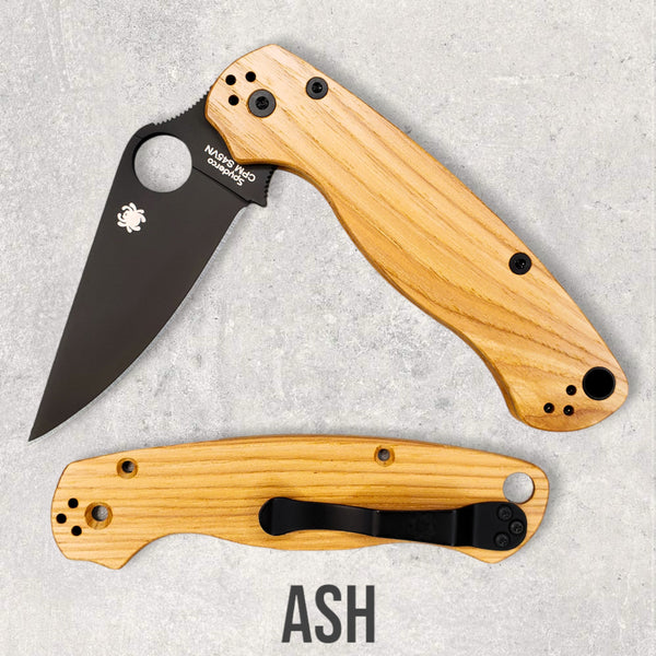 Spyderco Para Military 2 Scales / Wood Spyderco Para 2 Scales