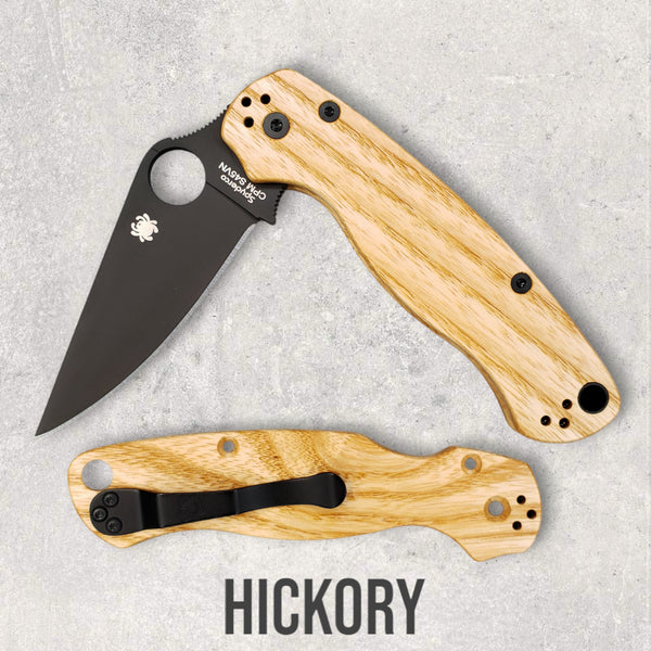 Spyderco Para Military 2 Scales / Wood Spyderco Para 2 Scales