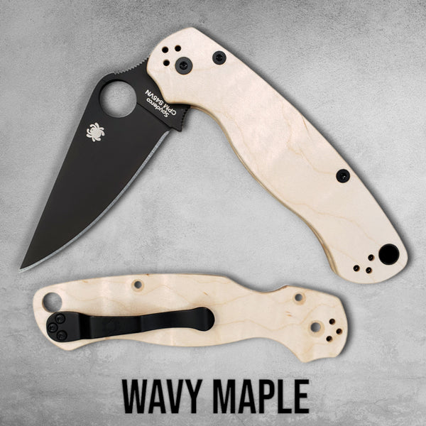 Spyderco Para Military 2 Scales / Wood Spyderco Para 2 Scales