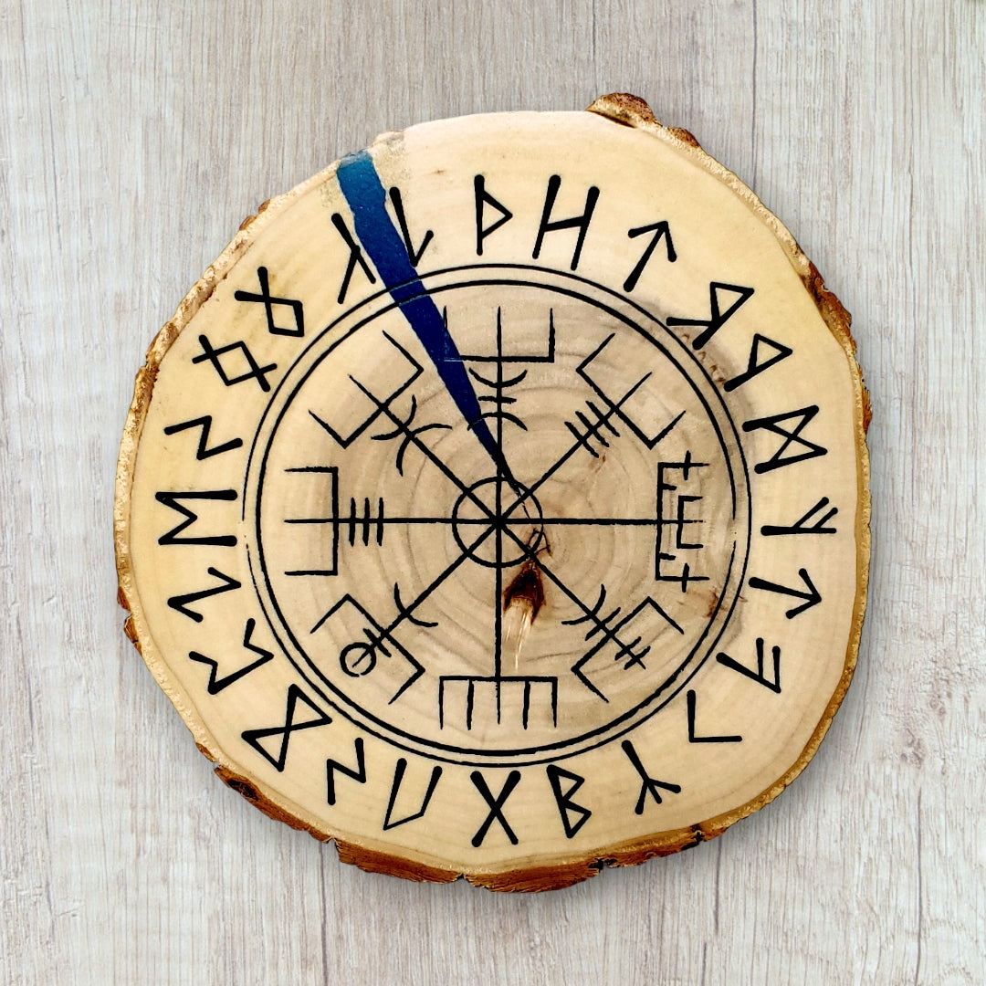 Nordic Compass, Custom Engraved Working Functional Compass