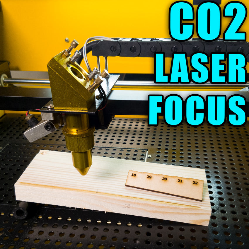 CO2 Laser Focus / Focusing Laser Lens Ramp Test