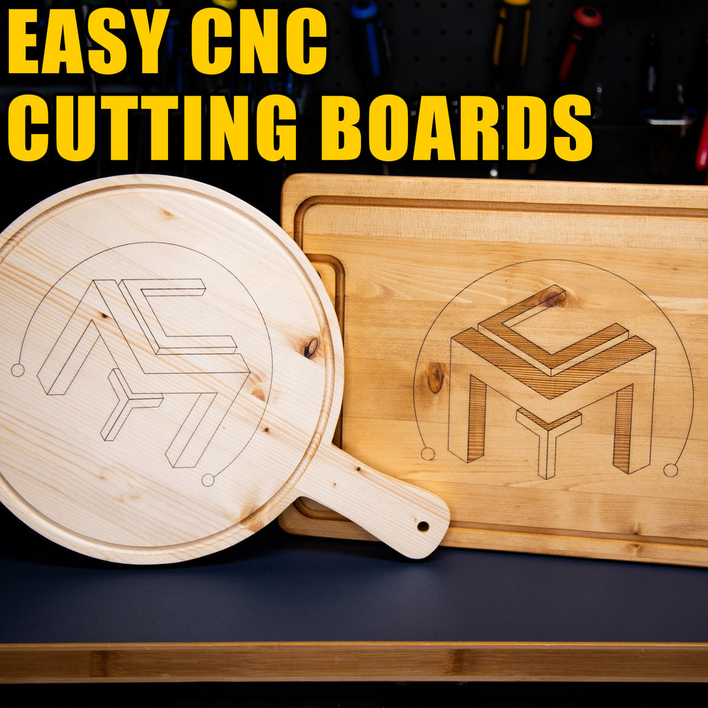 Cheap and Easy CNC Cutting Boards w/ Coffee Wood Stain