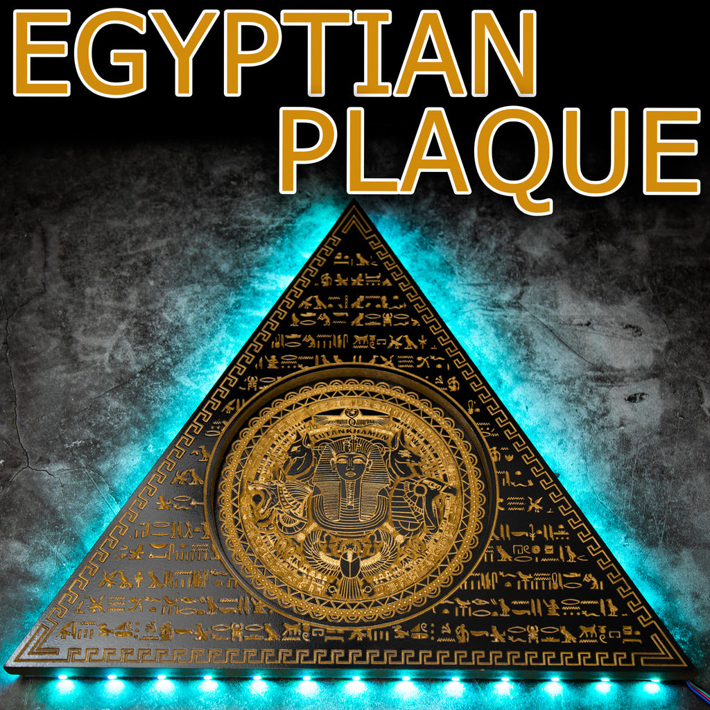 GLOWING Egyptian Plaque CNC Project