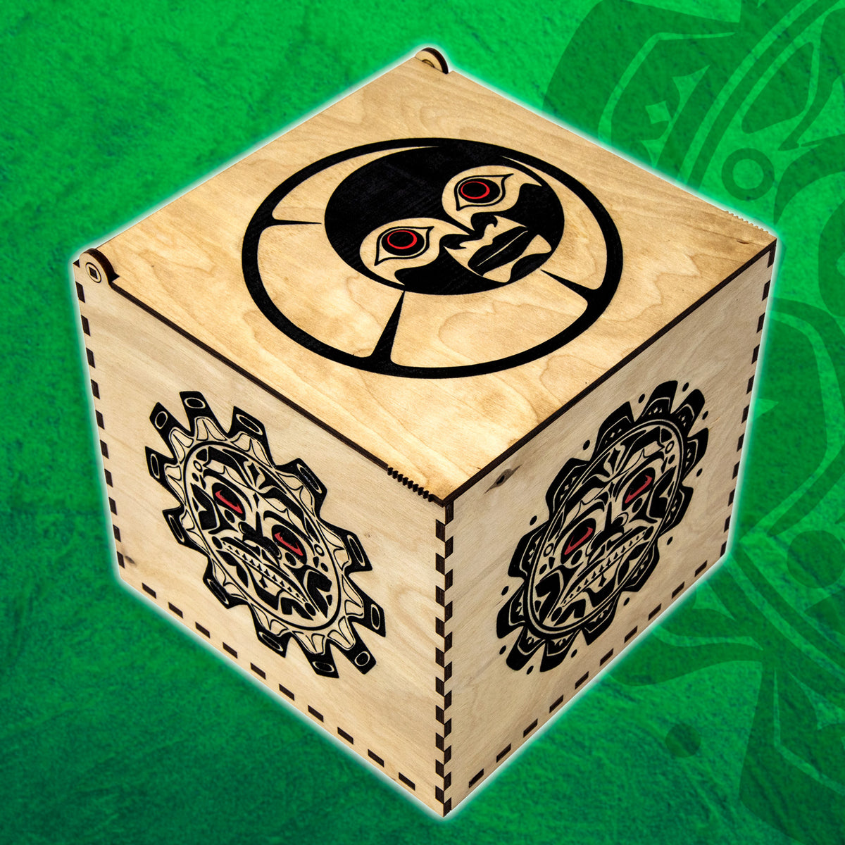 Haida Wooden Box with Integrated Hinges – MakeTechCreate