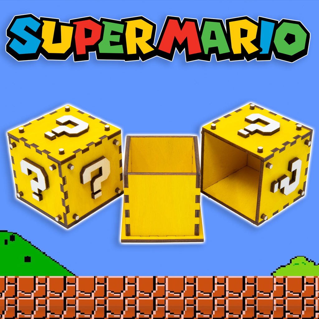 Laser Cut Project / Super Mario Question Mark Box