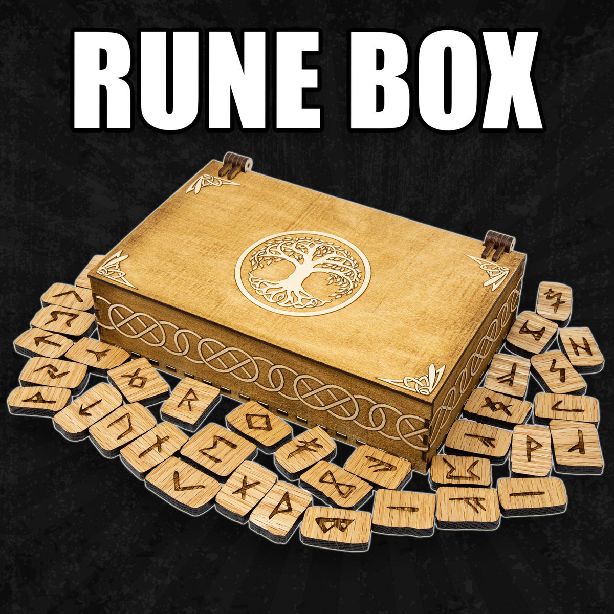 Making a Nordic Rune Box with Wooden Runes – MakeTechCreate