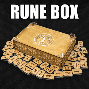 Making a Nordic Rune Box with Wooden Runes