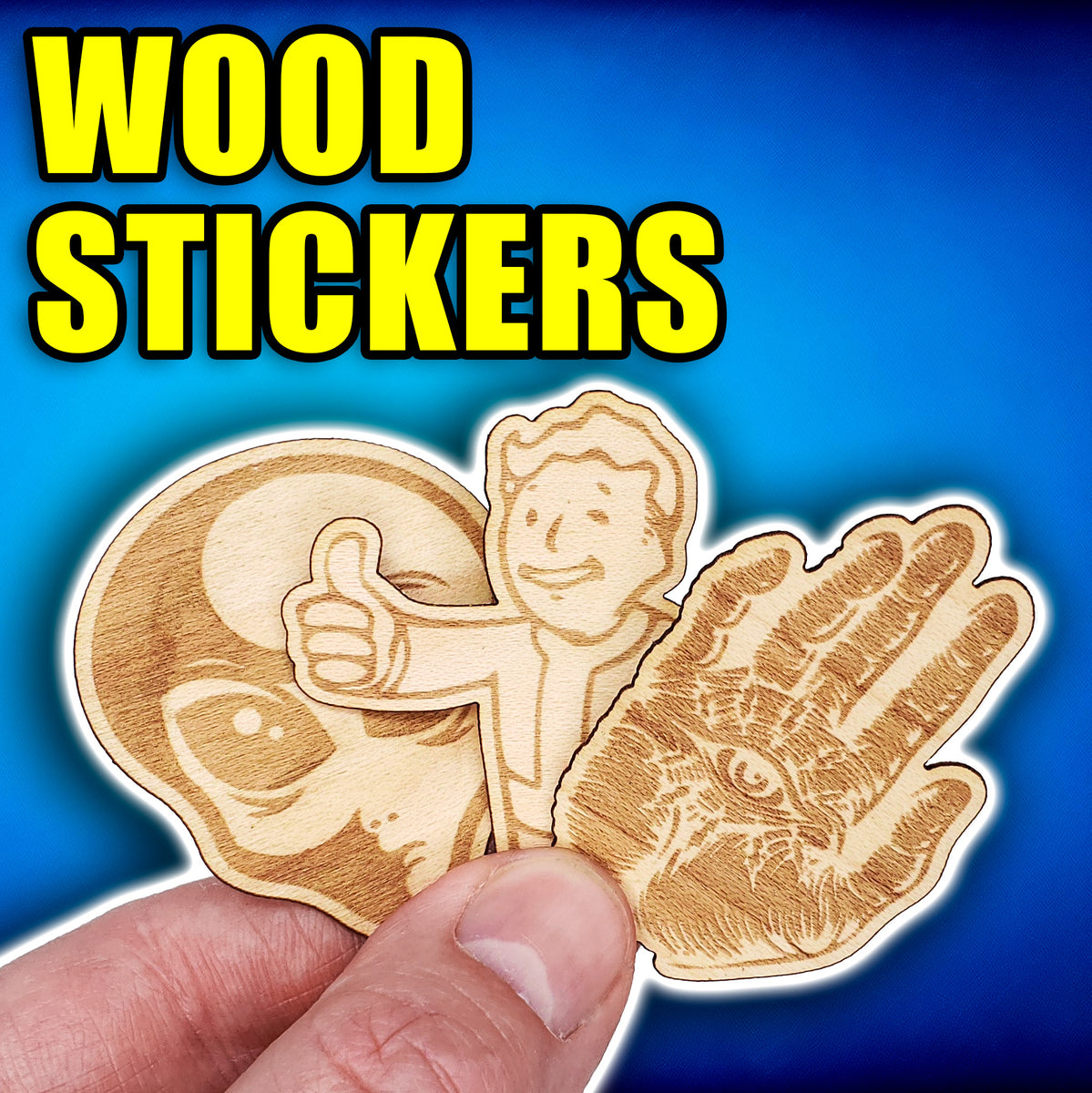 Wood Router Sticker DIY Laser Cut Wood Stickers: Easy Tutorial! β MakeTechCreate