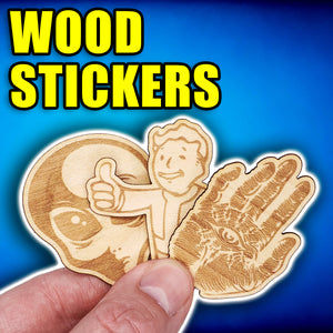 DIY Laser Cut Wood Stickers: Easy Tutorial!