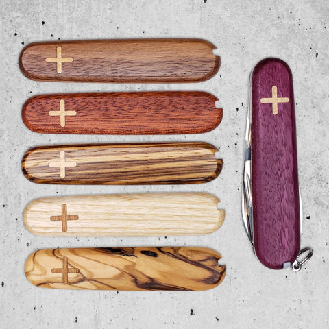 Wood Victorinox Scales 91mm - Victorinox Swiss Army Knife Replacement Handles