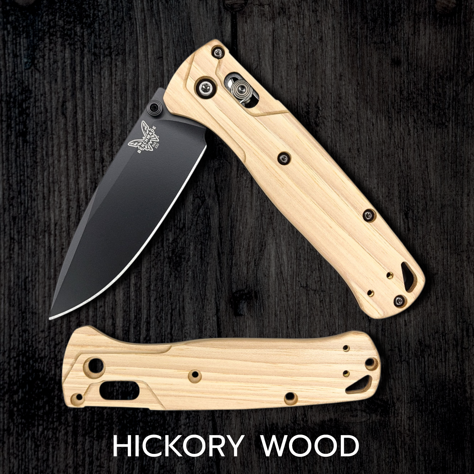 Benchmade Bugout Scales / Benchmade 535 Wood Scales