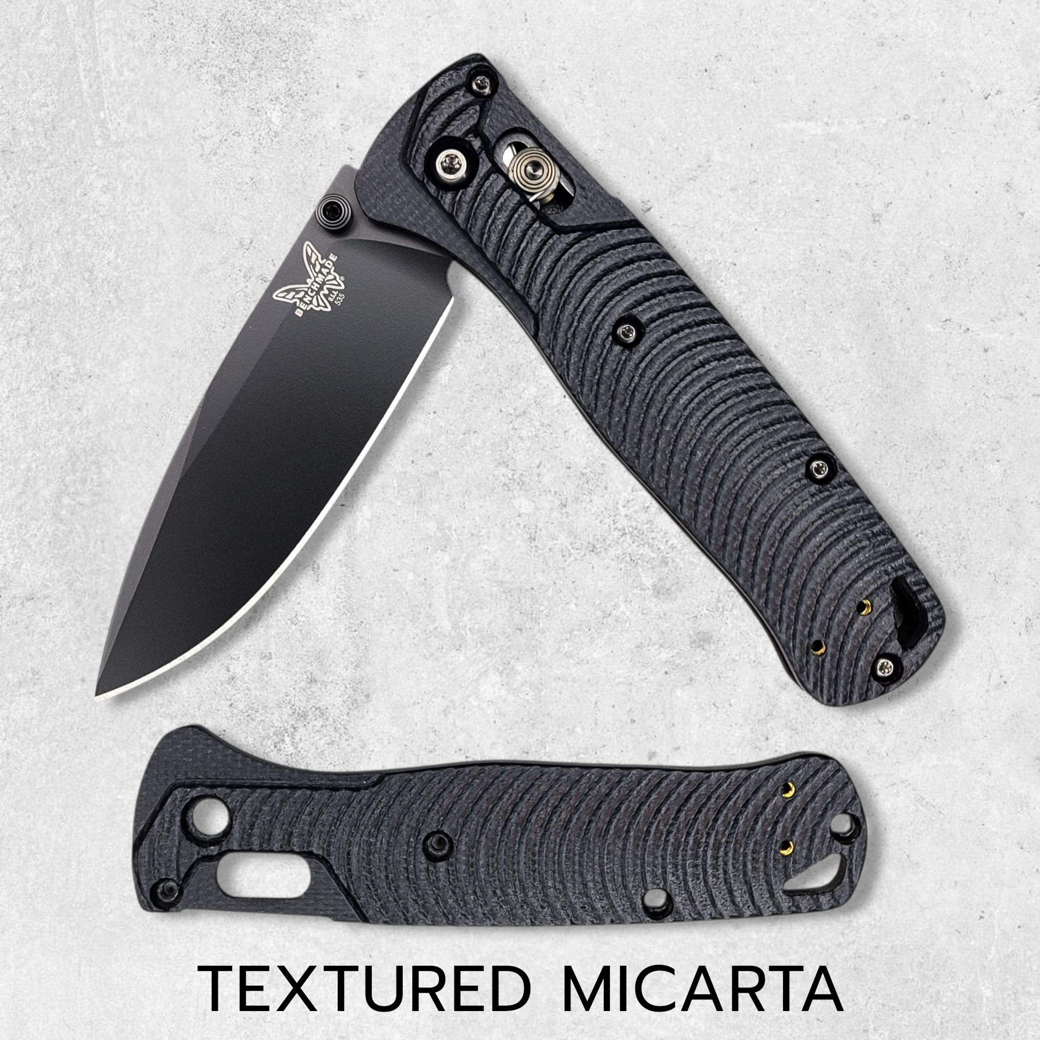 Benchmade Bugout Micarta Scales - Scales for the Benchmade 535