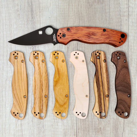 Spyderco Para Military 2 Scales / Wood Spyderco Para 2 Scales