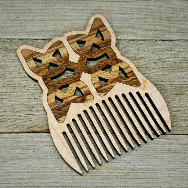 Celtic knot Beard Pick / Wolf Beard Comb