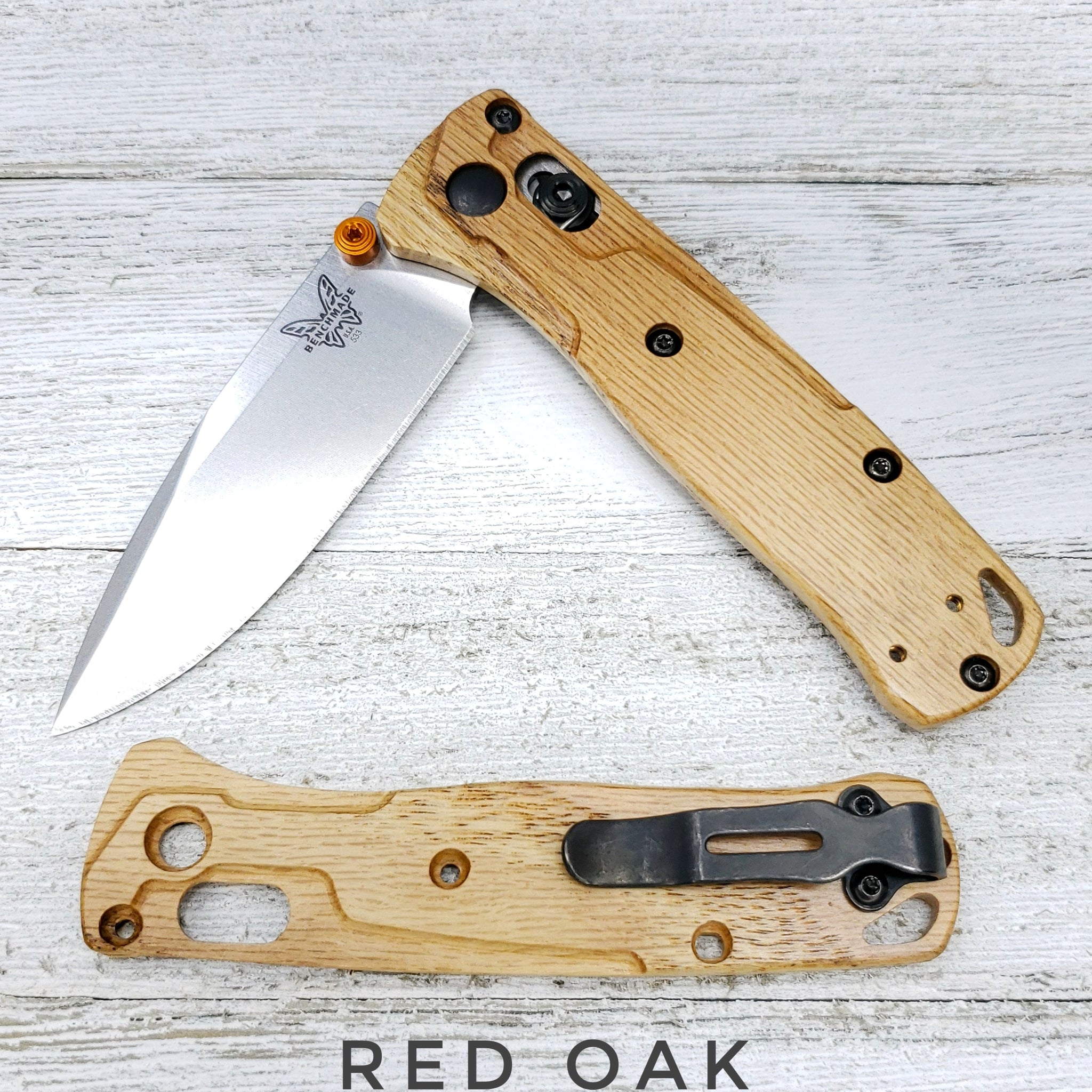 Benchmade MINI Bugout Scales / Benchmade 533 Wood Scales - Style 2