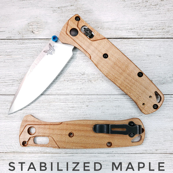 Benchmade Bugout Scales / Benchmade 535 Wood Scales - Style 1
