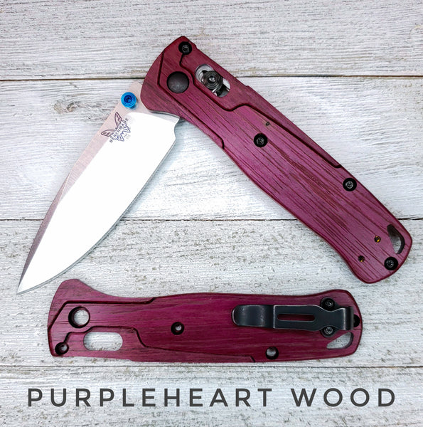 Benchmade Bugout Scales / Benchmade 535 Wood Scales - Style 2