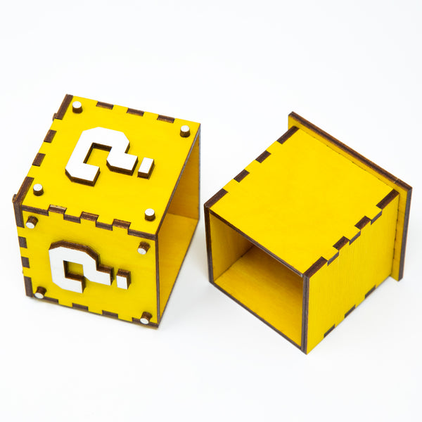 Super Mario Coin Box / Two Piece Baltic Birch Plywood