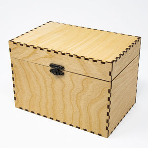 Pirate Chest Wooden Box / Wood Storage Box
