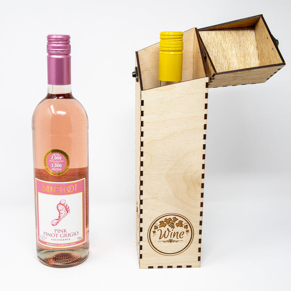 Wine Bottle Gift Box / Wooden Wine Bottle Box